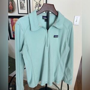Patagonia Mint Green light weight Fleece Jacket